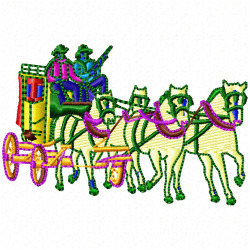 Horses Embroidery Design 3